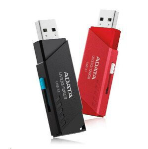 ADATA Flash Disk 64GB UV330, USB 3.1 Dash Drive, červená