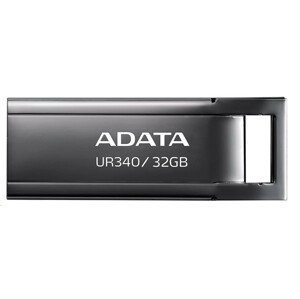 ADATA Flash Disk 128GB UR340, USB 3.2 Dash Drive, lesklá čierna