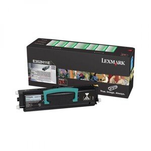 LEXMARK E352H (E352H11E) - originálny toner, čierny, 9000 strán