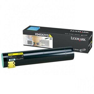 LEXMARK X945X2YG - originálny toner, žltý, 22000 strán