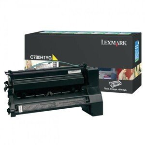 LEXMARK C780H1YG - originálny toner, žltý, 10000 strán