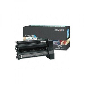 LEXMARK C782X1CG - originálny toner, azúrový, 15000 strán