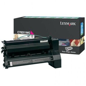 LEXMARK C782X1MG - originálny toner, purpurový, 15000 strán