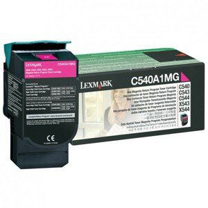 LEXMARK C540A1MG - originálny toner, purpurový, 1000 strán