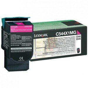 LEXMARK C544X1MG - originálny toner, purpurový, 4000 strán