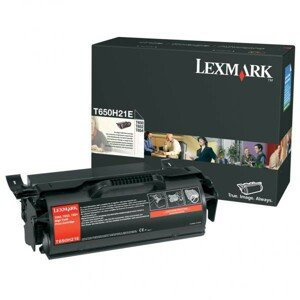 LEXMARK T650H21E - originálny toner, čierny, 25000 strán