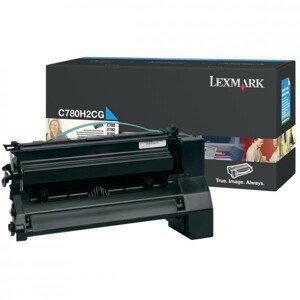 LEXMARK C780H2CG - originálny toner, azúrový, 10000 strán