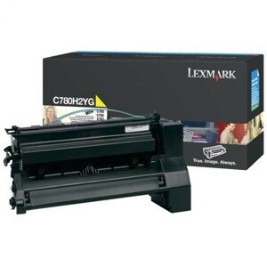 LEXMARK C780H2YG - originálny toner, žltý, 10000 strán