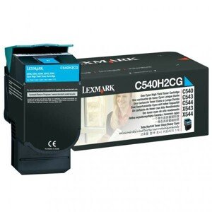 LEXMARK C540 (C540H2CG) - originálny toner, azúrový, 2000 strán