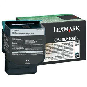 LEXMARK C546U1KG - originálny toner, čierny, 8000 strán