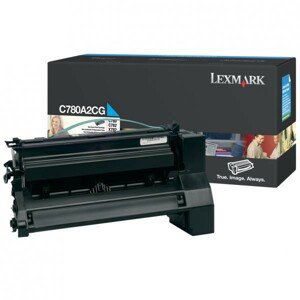 LEXMARK C780A2CG - originálny toner, azúrový, 6000 strán