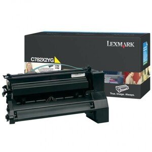 LEXMARK C782X2YG - originálny toner, žltý, 15000 strán