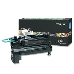 LEXMARK C792A1KG - originálny toner, čierny, 6000 strán