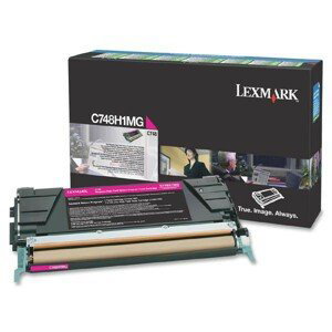 LEXMARK C748H1MG - originálny toner, purpurový, 10000 strán