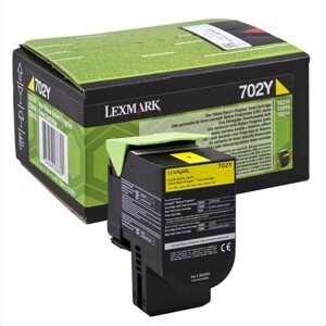 LEXMARK 70C20Y0 - originálny toner, žltý, 1000 strán