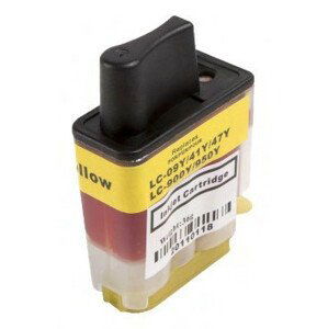 BROTHER LC-900 - kompatibilná cartridge, žltá, 19ml