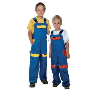 Detské nohavice s trakmi ARDON®COOL TREND modro-červené | H8702/98