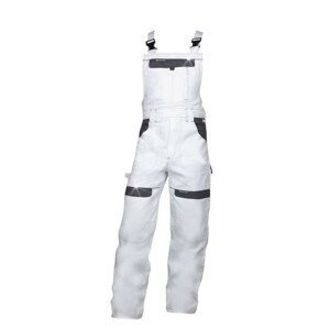 Nohavice s trakmi ARDON®COOL TREND bielo-sivé skrátené | H8815/M