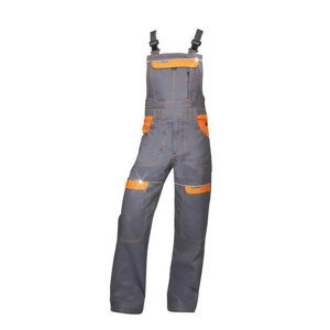 Nohavice s trakmi ARDON®COOL TREND šedo-oranžové predĺžené | H8410/L