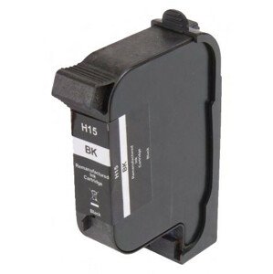 HP C6615NE - kompatibilná cartridge HP 15, čierna, 42ml