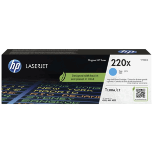 HP W2201X - originálny toner HP 220X, azúrový