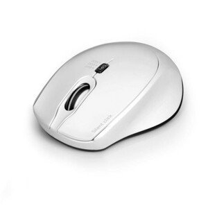 PORT bezdrôtová myš SILENT, USB-A/USB-C dongle, 2, 4Ghz, 1600DPI, biela