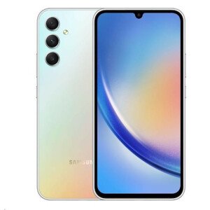 Samsung Galaxy A34 (A346), 8/256 GB, EÚ, 5G, strieborný