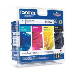 BROTHER LC-1100 - originálna cartridge, čierna + farebná, 9ml/3x5ml