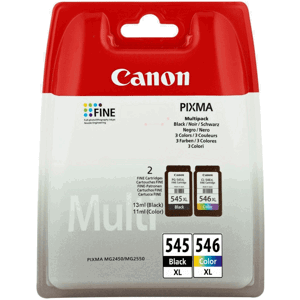 CANON PG-545-XL - originálna cartridge, čierna + farebná, 1x13ml/1x11ml