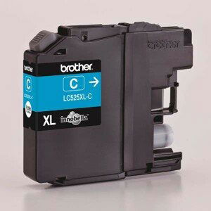 BROTHER LC-525-XL - originálna cartridge, azúrová, 1300 strán