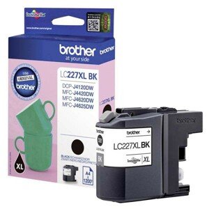 BROTHER LC-227-XL - originálna cartridge, čierna, 1200 strán