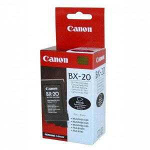 CANON BX-20 BK - originálna cartridge, čierna, 1050 strán