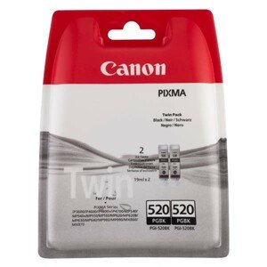 CANON PGI-520 BK - originálna cartridge, čierna, 2x19ml 2ks