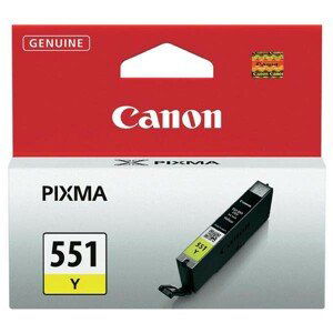 CANON CLI-551 Y - originálna cartridge, žltá, 7ml