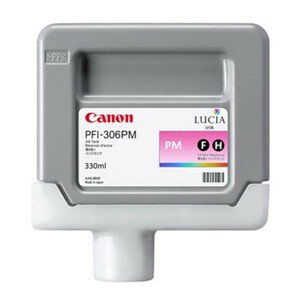 CANON PFI-306 - originálna cartridge, foto purpurová, 330ml
