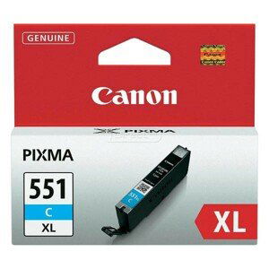 CANON CLI-551-C XL C - originálna cartridge, azúrová, 11ml