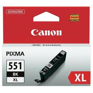 CANON CLI-551-BK XL BK - originálna cartridge, čierna, 11ml