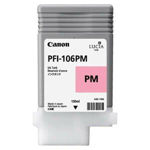 CANON PFI-106 - originálna cartridge, foto purpurová, 130ml