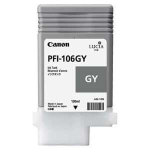 CANON PFI-106 GY - originálna cartridge, sivá, 130ml