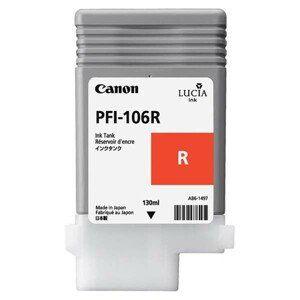 CANON PFI-106 R - originálna cartridge, červená, 130ml