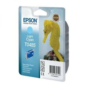 EPSON T0485 (C13T04854010) - originálna cartridge, svetlo azúrová, 13ml