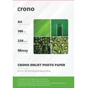 Crono PHPL4A, fotopapier lesklý, A4, 230g, 100ks
