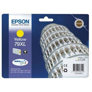 EPSON T7904 (C13T79044010) - originálna cartridge, žltá, 17ml