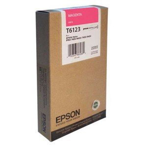 EPSON T6123 (C13T612300) - originálna cartridge, purpurová, 220ml