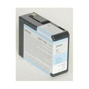 EPSON T5805 (C13T580500) - originálna cartridge, svetlo azúrová, 80ml