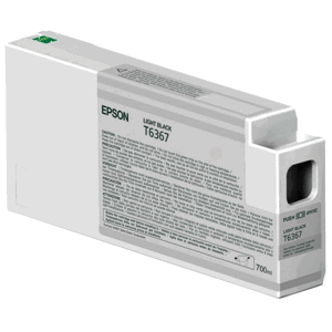 EPSON T6367 (C13T636700) - originálna cartridge, svetlo čierna, 700ml