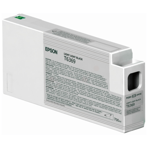 EPSON T6369 (C13T636900) - originálna cartridge, svetlo svetlo čierna, 700ml