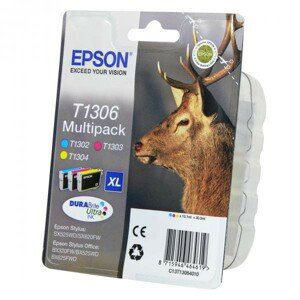 EPSON T1306 (C13T13064010) - originálna cartridge, farebná