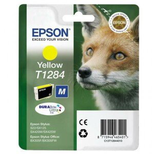 EPSON T1284 (C13T12844011) - originálna cartridge, žltá, 3,5ml