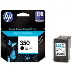 HP CB335EE - originálna cartridge HP 350, čierna, 4,5ml